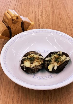 【大崎市】しいたけのチーズ焼き【簡単】-レシピのメイン写真