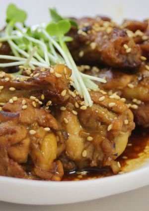 手羽元のさっぱり梅煮-レシピのメイン写真
