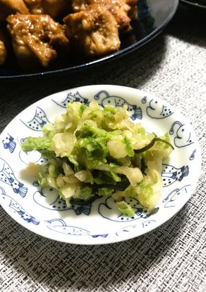 簡単副菜♪「白菜の塩昆布漬け」-レシピのメイン写真