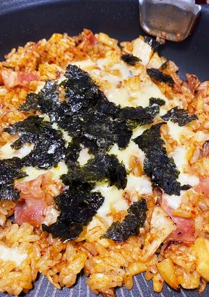 ポックンパ (キムチ海苔チーズ炒飯)-レシピのメイン写真