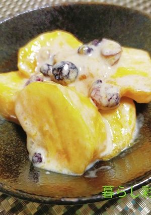 簡単美味しい☆柿のクリームチーズ和え-レシピのメイン写真