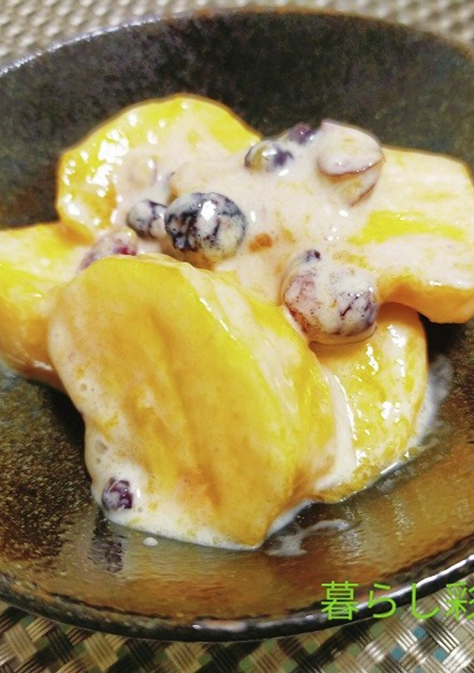 簡単美味しい☆柿のクリームチーズ和え-レシピのメイン写真