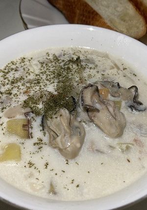 ぷるぷる！生牡蠣のクラムチャウダー-レシピのメイン写真
