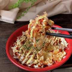 รูปของ キャベツのおかず簡単お好み焼き風