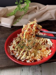 キャベツのおかず簡単お好み焼き風-レシピのメイン写真