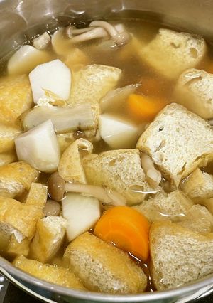 納豆についているタレ使って「けんちん汁」-レシピのメイン写真