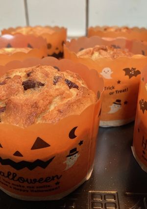 チョコとバナナのカップケーキ-レシピのメイン写真