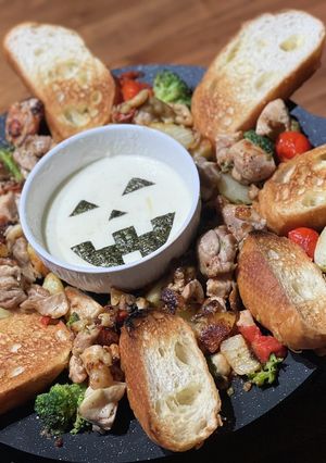 レンジでチーズフォンデュ-レシピのメイン写真