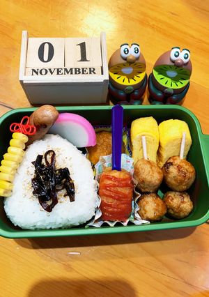 高一長女　お弁当(おむすび18)-レシピのメイン写真