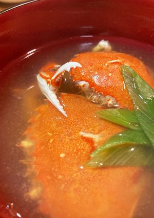 10分|蟹のみそ汁☆和食☆カニスープ-レシピのメイン写真