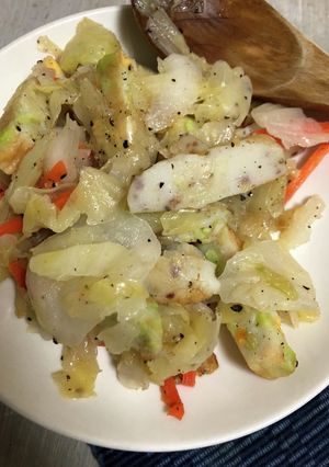 笹かまぼこの野菜炒め-レシピのメイン写真