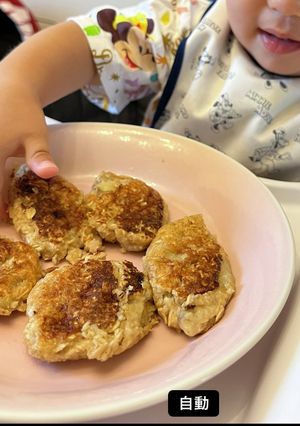 れおくんのオートミールお焼きレシピ-レシピのメイン写真