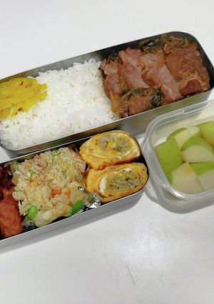 ラグビー小僧のお弁当231101-レシピのメイン写真
