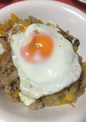 レンチンガパオライス-レシピのメイン写真
