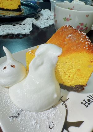 かぼちゃのベイクドチーズケーキ-レシピのメイン写真