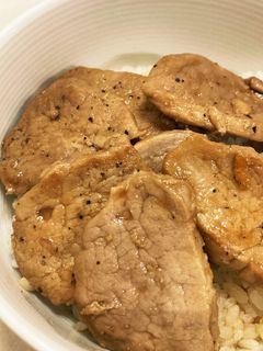 甘辛ダレの絶品♡贅沢なヒレ豚丼-レシピのメイン写真