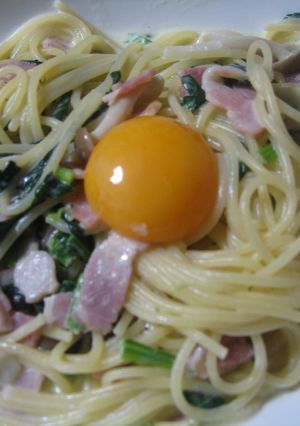 生クリームが無くても♪カルボナーラに♪-レシピのメイン写真