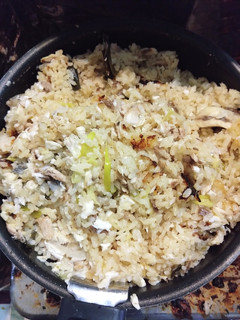 鯛のアラの鍋炊き込みご飯-レシピのメイン写真