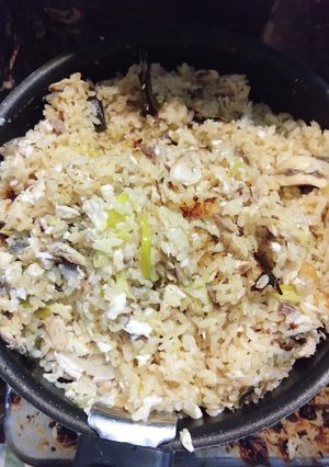 鯛のアラの鍋炊き込みご飯-レシピのメイン写真