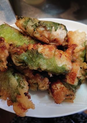 ささみの梅しそ巻揚げ-レシピのメイン写真