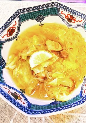 照り焼きチキンでオリジナル スープ-レシピのメイン写真