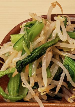 ほうれん草or小松菜とモヤシのポン酢和え-レシピのメイン写真