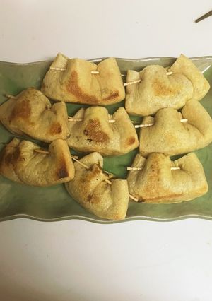 キーマカレー包み焼き-レシピのメイン写真