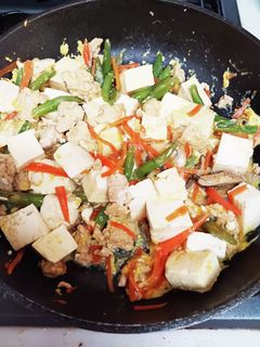 我が家のいり豆腐-レシピのメイン写真
