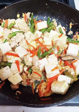 我が家のいり豆腐-レシピのメイン写真