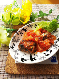 【簡単】さば缶のトマト煮-レシピのメイン写真
