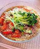 ベーコンカイワレそうめん♡晩酌のお供