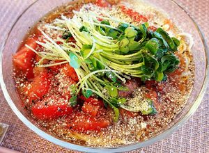 ベーコンカイワレそうめん♡晩酌のお供-レシピのメイン写真