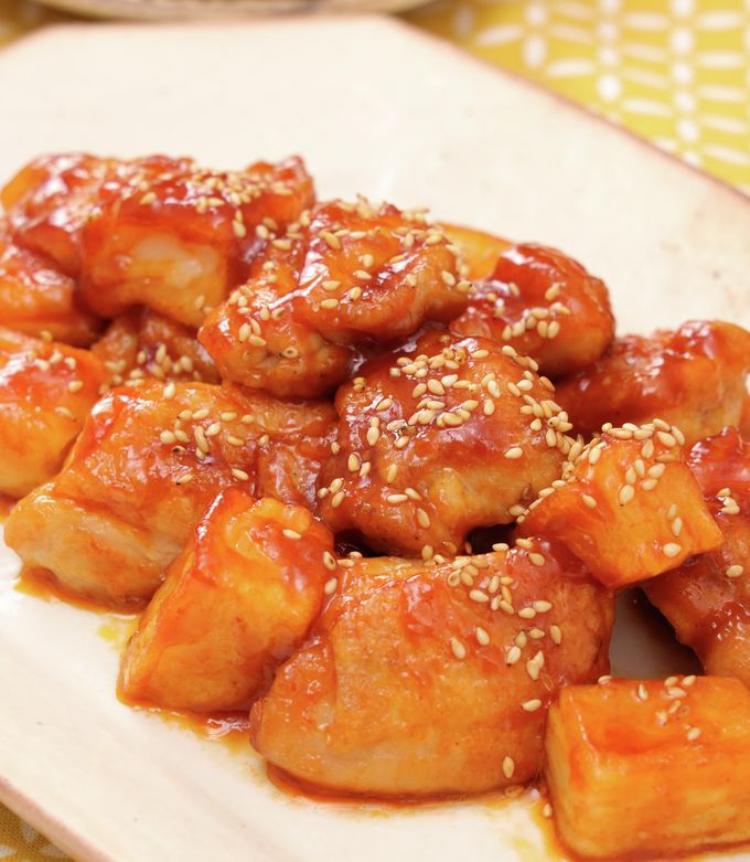 揚げずに簡単♪甘辛ヤンニョム餅チキン by FUJIのおすすめ