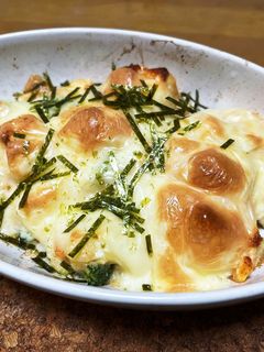 はんぺんチーズ焼き 明太マヨソース-レシピのメイン写真