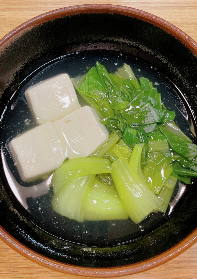 青梗菜と豆腐の宗田だし煮-レシピのメイン写真