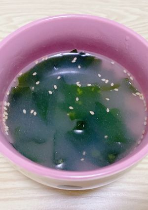 ワカメ中華スープ-レシピのメイン写真