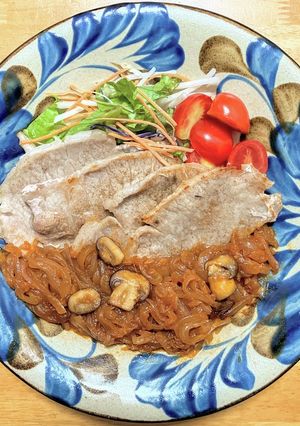 生姜焼き用の豚ロース肉でポークチャップ-レシピのメイン写真