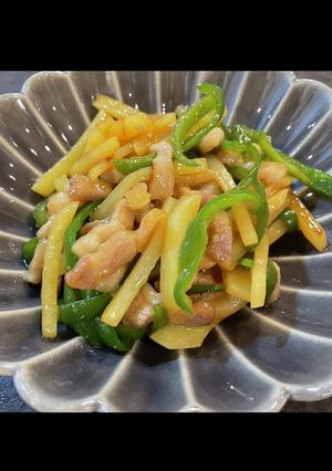 節約!豚じゃが青椒肉絲-レシピのメイン写真