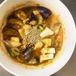 茄子椎茸ウスターピリ辛味白菜八宝回鍋肉風