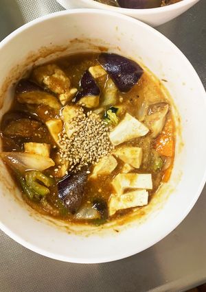 茄子椎茸ウスターピリ辛味白菜八宝回鍋肉風-レシピのメイン写真