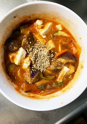 茄子椎茸簡単コク旨トマト味八宝回鍋肉風-レシピのメイン写真