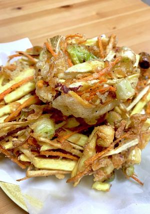 具沢山な大きなかき揚げ-レシピのメイン写真