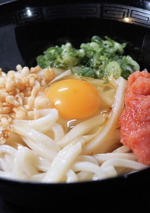 あの味をおうちで！明太釜玉うどん-レシピのメイン写真