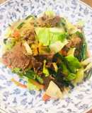 給食の「牛肉の韓国風炒め」♡チャプチェ