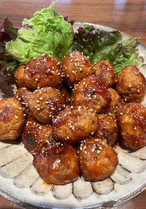 厚揚げ入り肉団子の甘酢あん-レシピのメイン写真