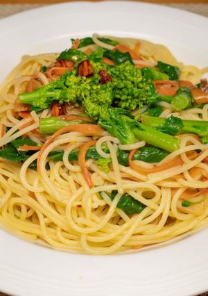菜の花とアンチョビのパスタ-レシピのメイン写真