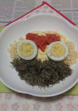 ゆで卵・たらこマヨ・刻みめかぶのタパス-レシピのメイン写真