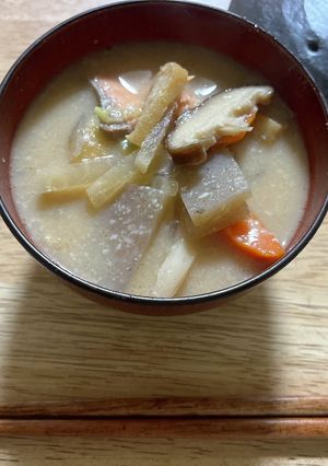 鮭と根菜の粕汁-レシピのメイン写真