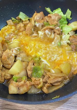 フライパンで作るチーズタッカルビ-レシピのメイン写真