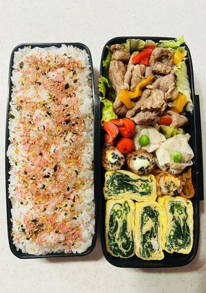 中学生弁当2023.11.1-レシピのメイン写真